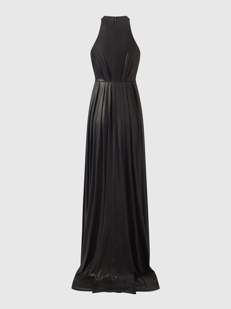 pronovias ARIETTE | Vestido de dama de honor fit & flare con cuello halter | Vera Wang Bridesmaids Devoluciones gratuitas