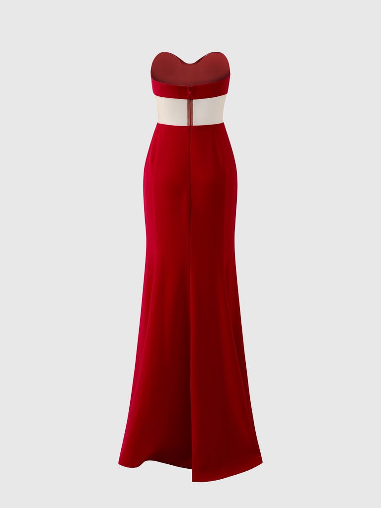 pronovias CHELLE | Vestido de dama de honor sirena palabra de honor | Vera Wang Bridesmaids Tienda