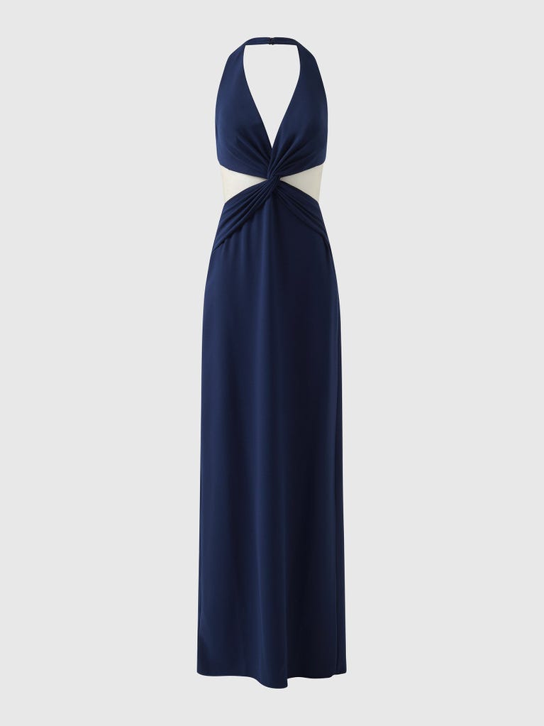 pronovias CHAMBERY | Vestido de dama de honor recto con escote de pico | Vera Wang Bridesmaids Tienda