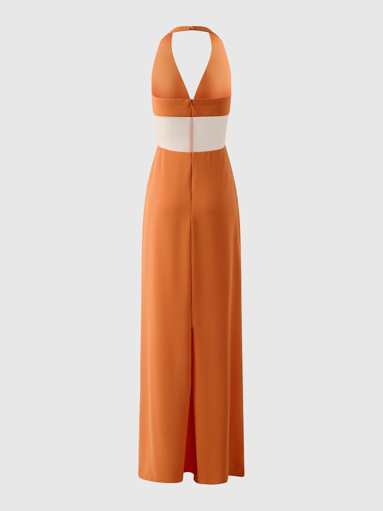 pronovias CHAMBERY | Vestido de dama de honor recto con escote de pico | Vera Wang Bridesmaids Tienda