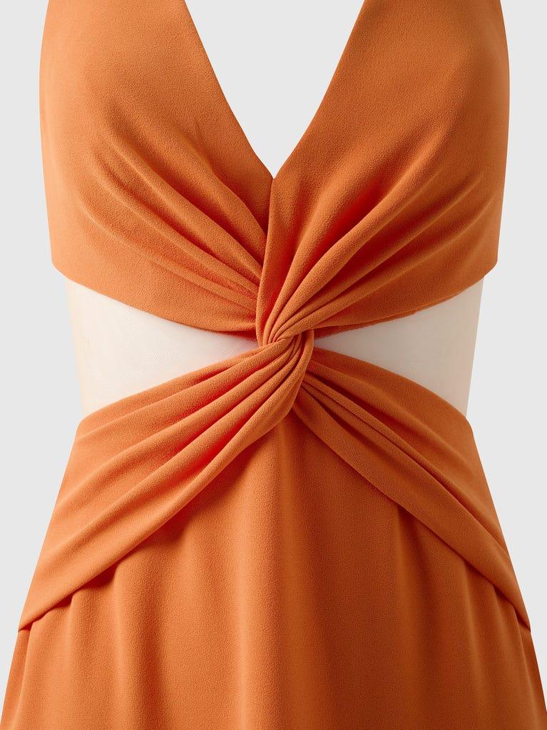 pronovias CHAMBERY | Vestido de dama de honor recto con escote de pico | Vera Wang Bridesmaids Tienda