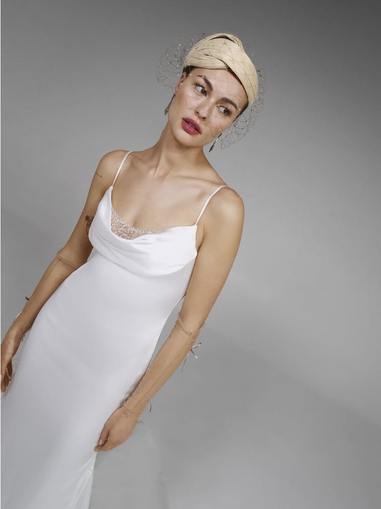 pronovias ASH | Vestido de novia sirena drapeado | Pronovias Mejor oferta