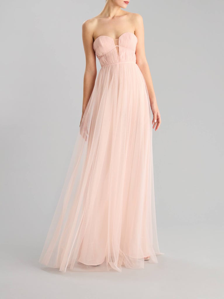 pronovias DRAPE 2404 | Vestido de fiesta corte en a | Pronovias Outlet online