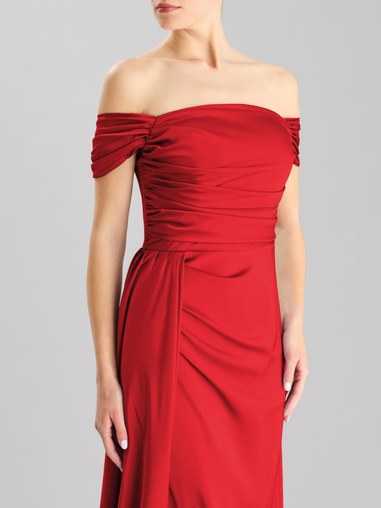 pronovias DRAPE 2401 | Vestido de fiesta recto | Pronovias Rebajas de fábrica