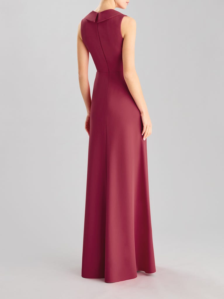 pronovias DRAPE 2425 | Vestido de fiesta corte en a con escote de pico | Pronovias Liquidación