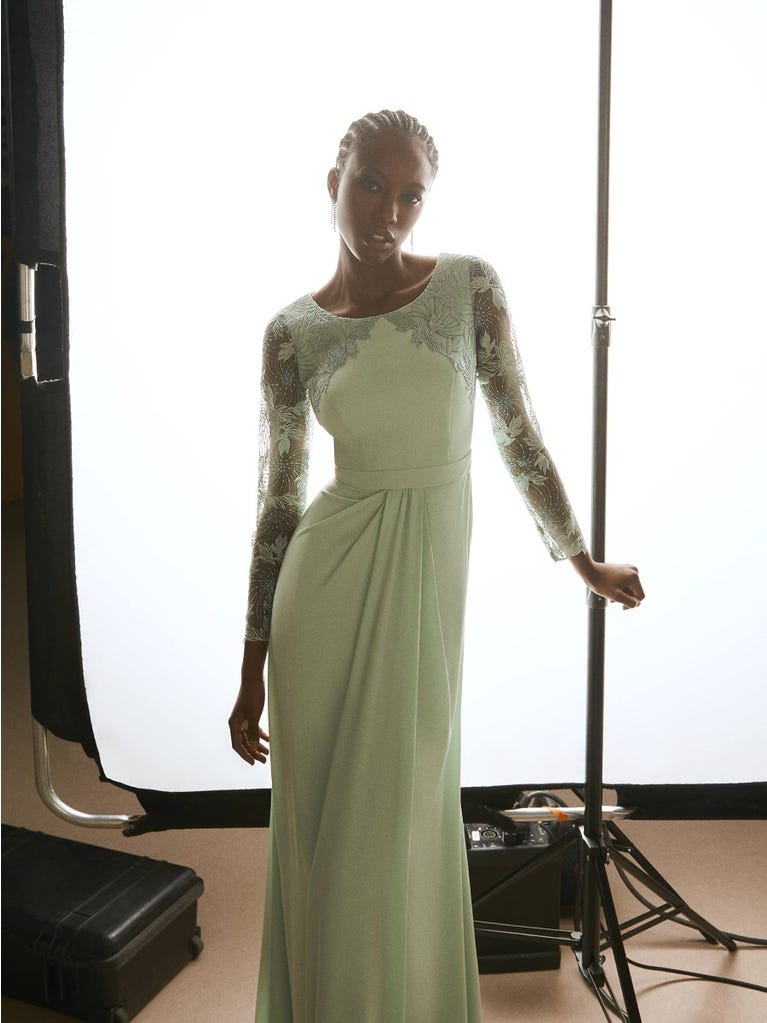 pronovias LACE 2314 | Vestido de fiesta recto | The Party Edit by Pronovias Promoción por tiempo limitado