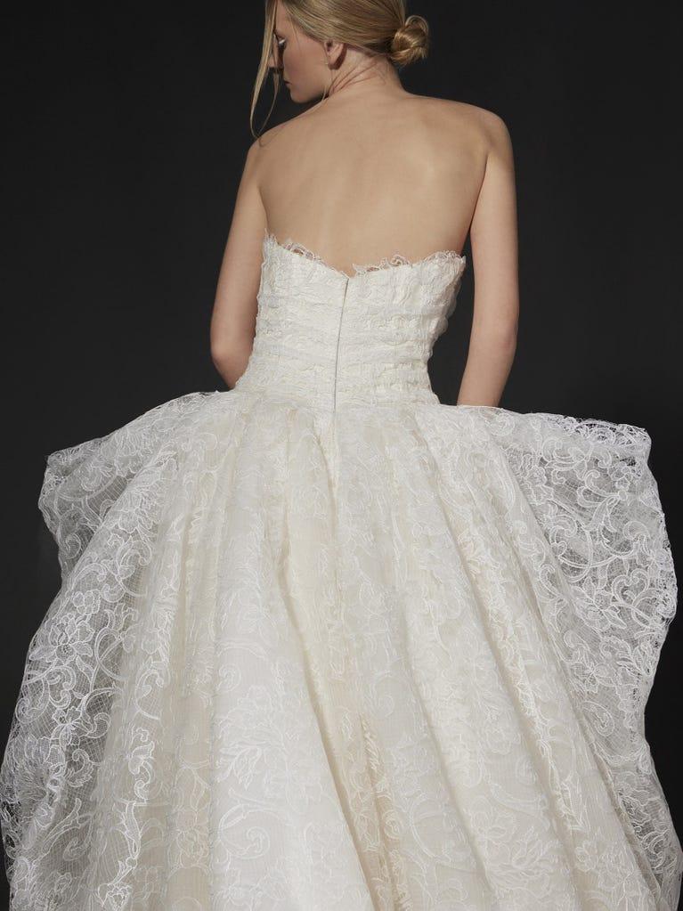 pronovias ROUX | Vestido de novia princesa palabra de honor | Vera Wang Bride Grandes descuentos