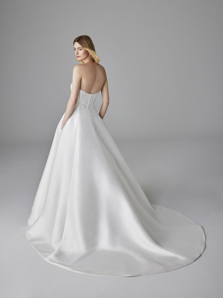 pronovias GALEN | Vestido de novia princesa palabra de honor | Pronovias Precio ultrabajo