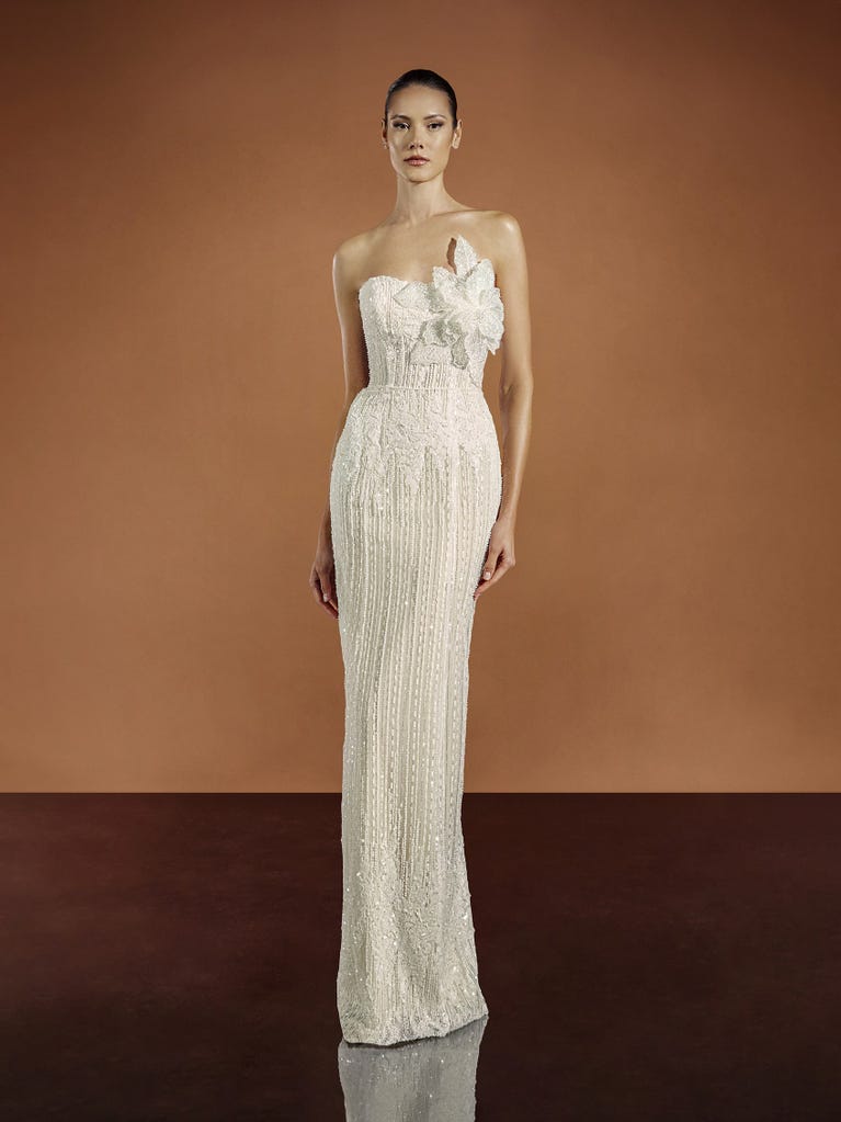 pronovias VANNIE | Vestido de novia con palabra de honor | Pronovias Limitado a 3 días