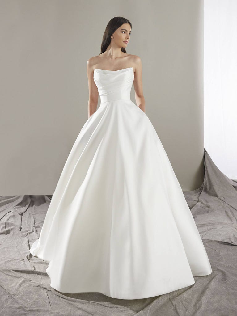 pronovias KEONI | Vestido de novia princesa con palabra de honor | Pronovias Descuento