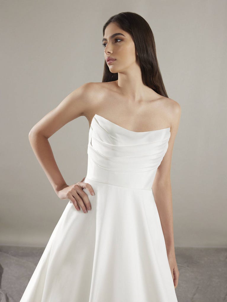 pronovias KEONI | Vestido de novia princesa con palabra de honor | Pronovias Descuento
