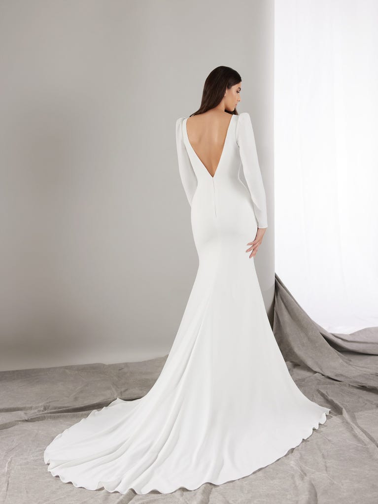 pronovias SOULEYE | Vestido de novia sirena con escote barco | Pronovias Mejor oferta