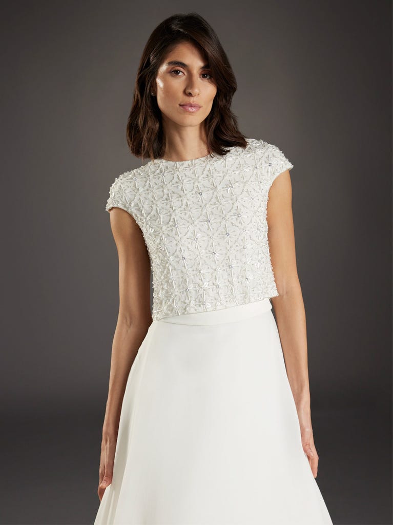 pronovias BATLLO | Vestido de novia corte en a | Pronovias Oferta exclusiva