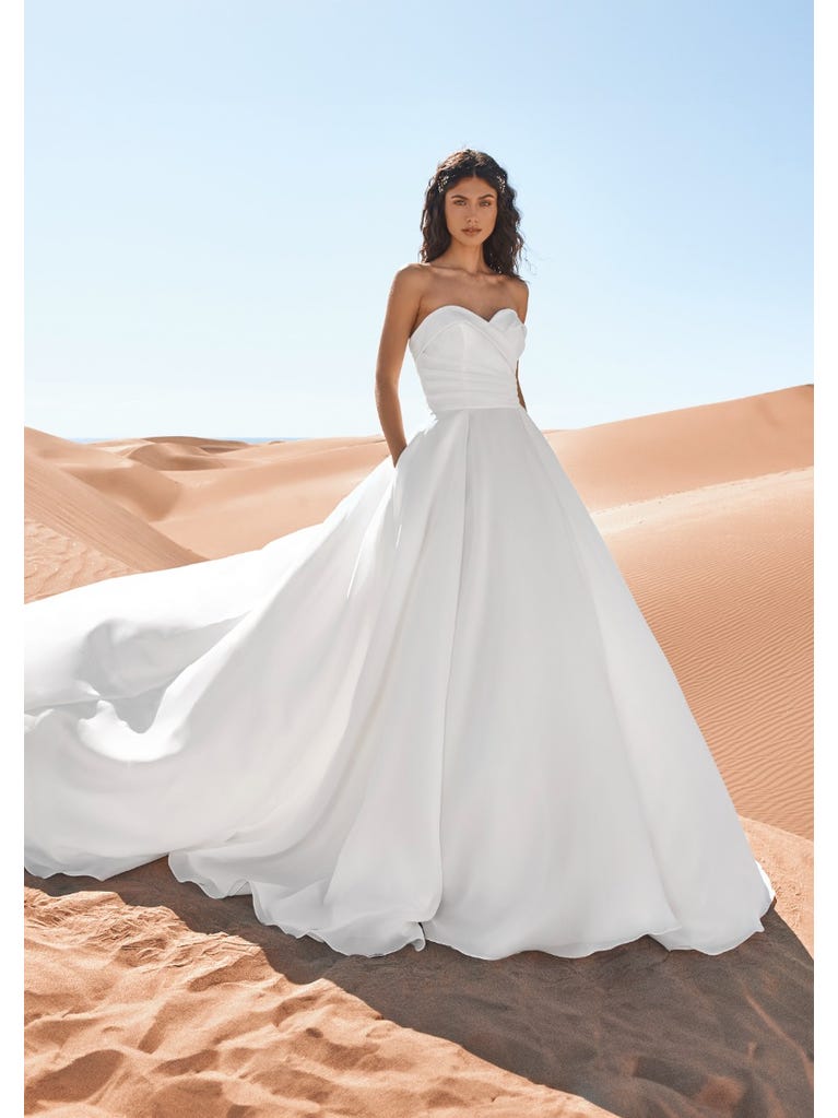 pronovias GEIRANGER | Vestido de novia princesa con escote corazón | PRONOVIAS Rebajas baratas