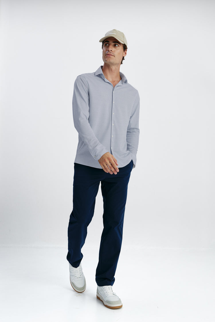 sepiia Camisa de vestir hombre cuadros regular Precios de Black Friday