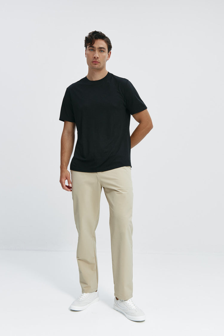sepiia Camiseta hombre negra Outlet