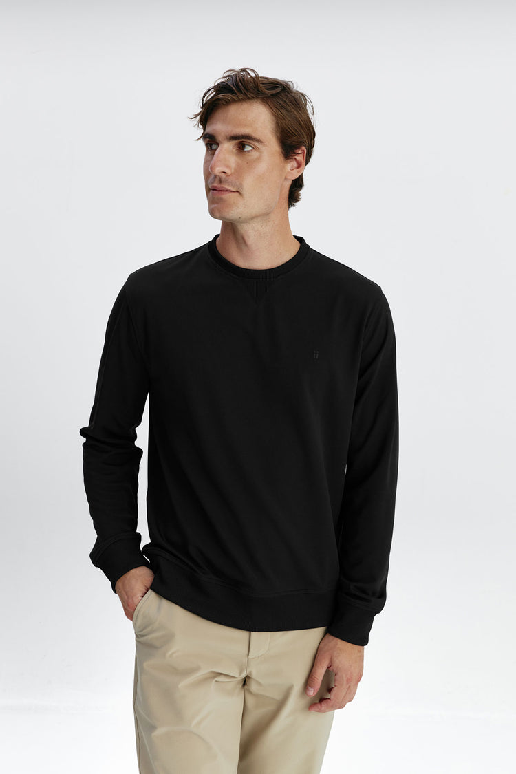 sepiia Sudadera Unisex Pique Negra