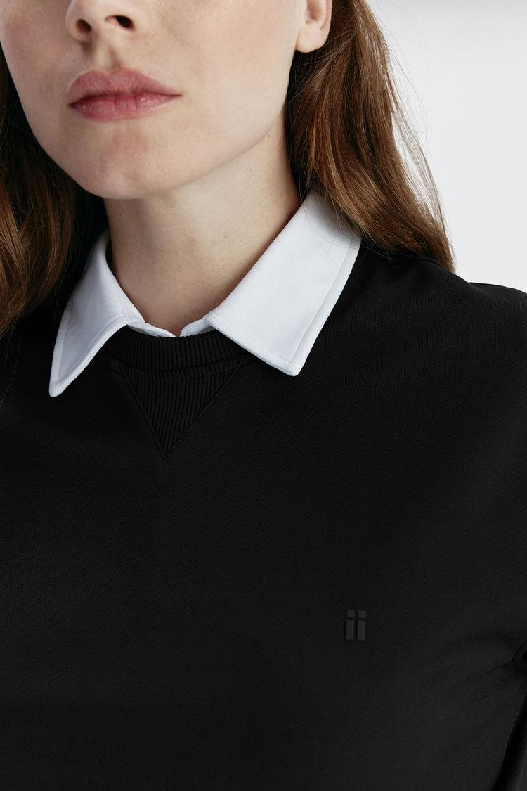 sepiia Sudadera Unisex Pique Negra Últimos 3 días