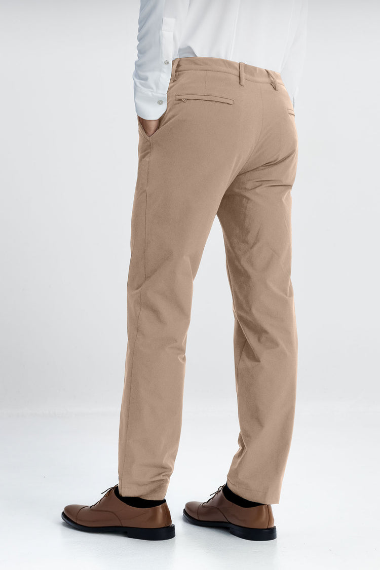 sepiia Pantalón de hombre Nova beige slim Precio de fábrica