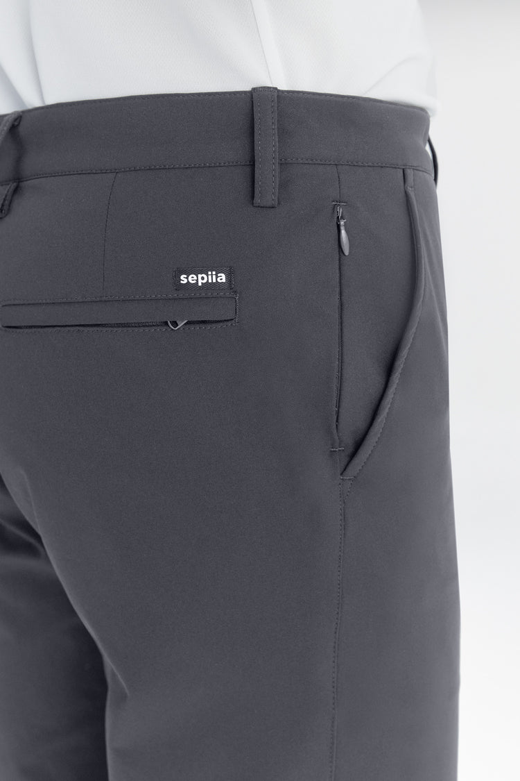 sepiia Pantalón de hombre Nova gris slim Promoción por tiempo limitado