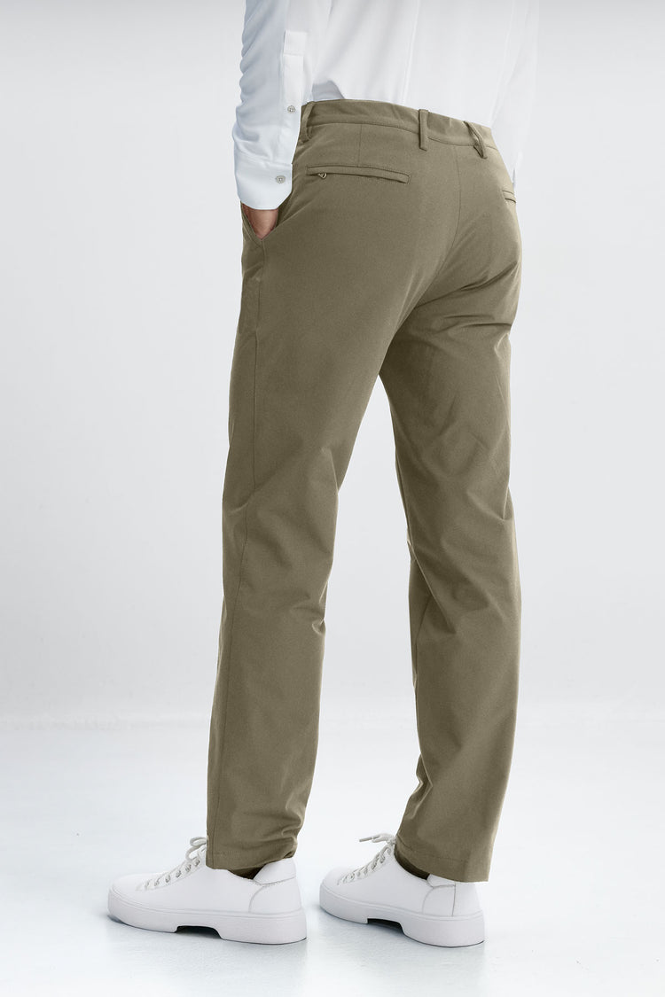 sepiia Pantalón de hombre Nova verde slim Oferta especial de fábrica