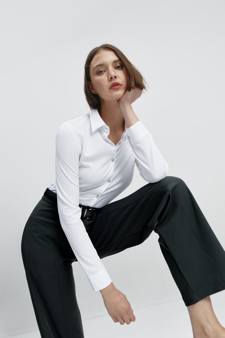 sepiia Pantalón 24/7 de mujer negro Tienda de fábrica