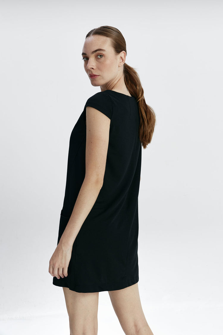 sepiia Vestido mujer negro Maggoo Ofertas de temporada