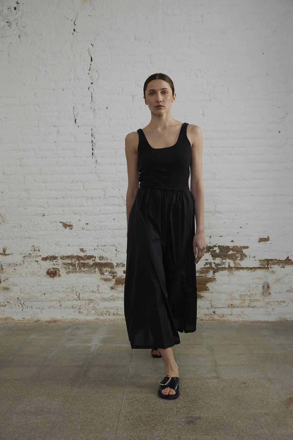 sita murt Vestido midi combinada Rebajas de fin de temporada