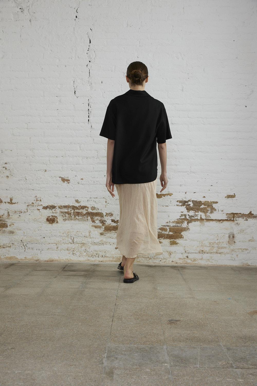 sita murt Camisa de lino oversize Outlet