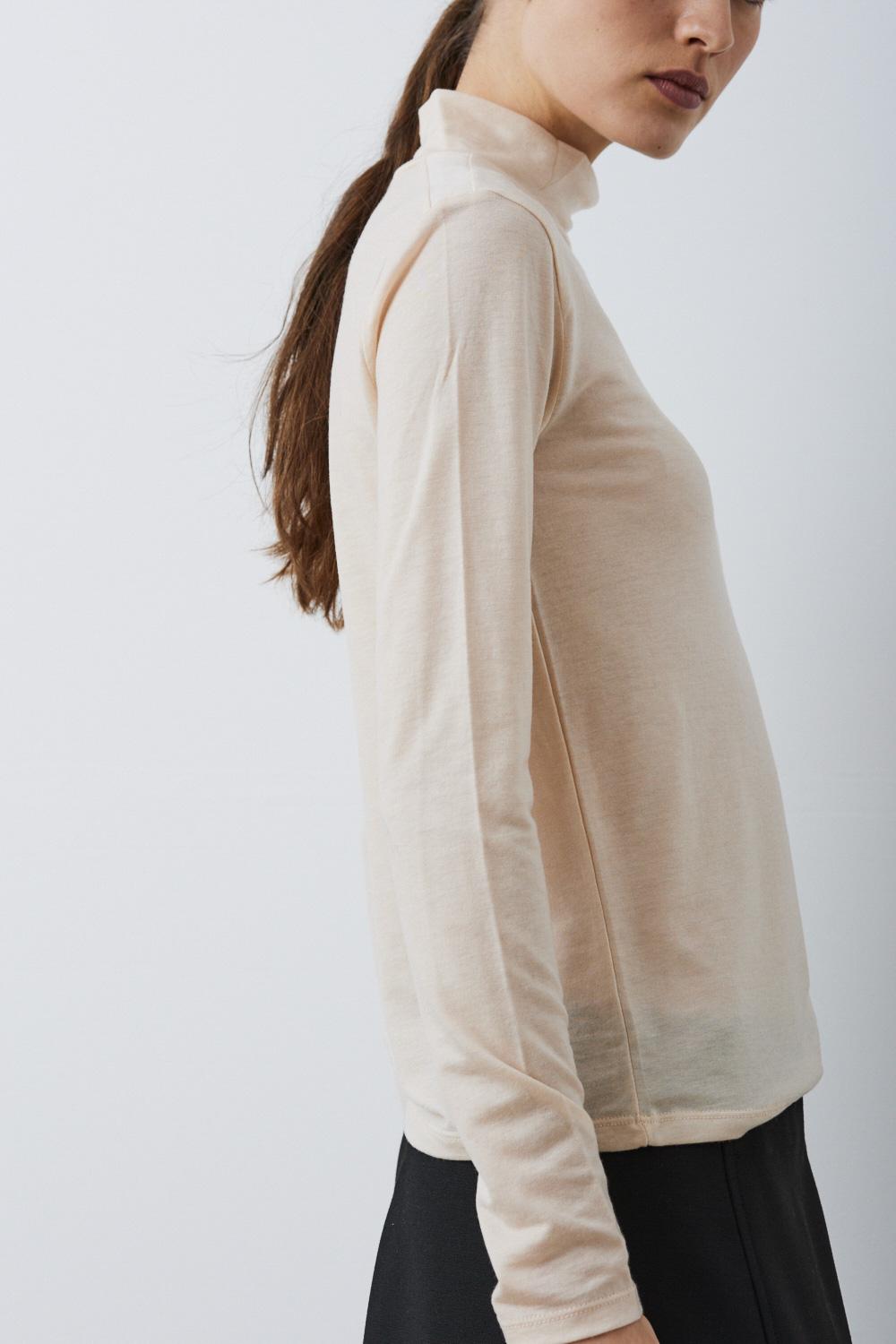 sita murt Camiseta básica cuello cisne Ofertas