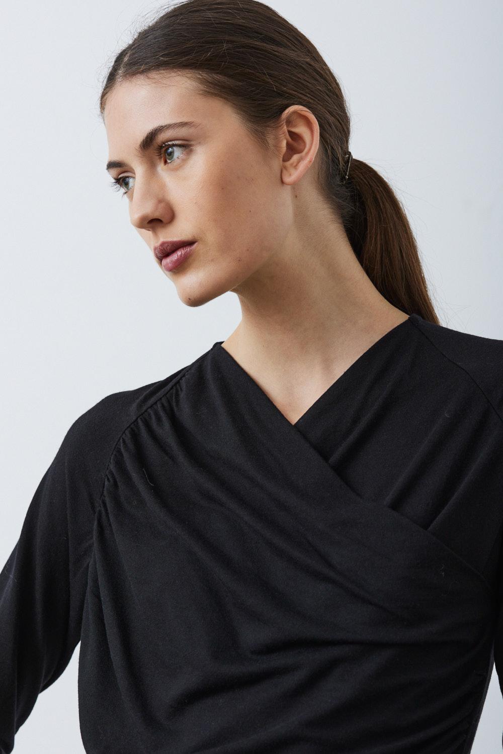 sita murt Camiseta cruzada ajustada Rebajas baratas