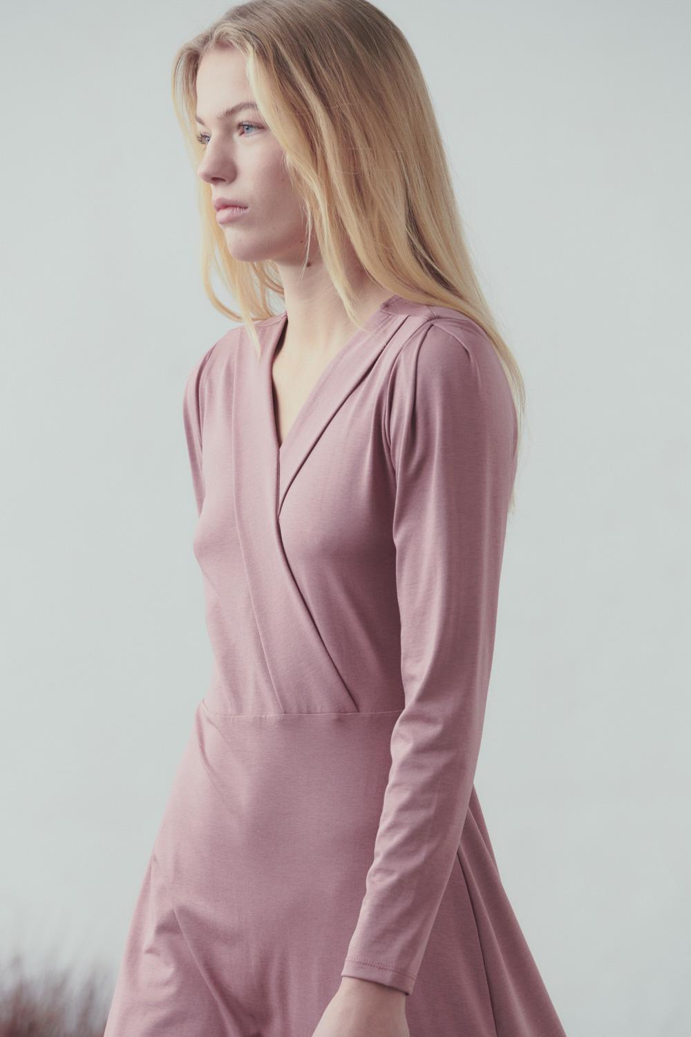 sita murt Vestido midi cruzado delantero Outlet