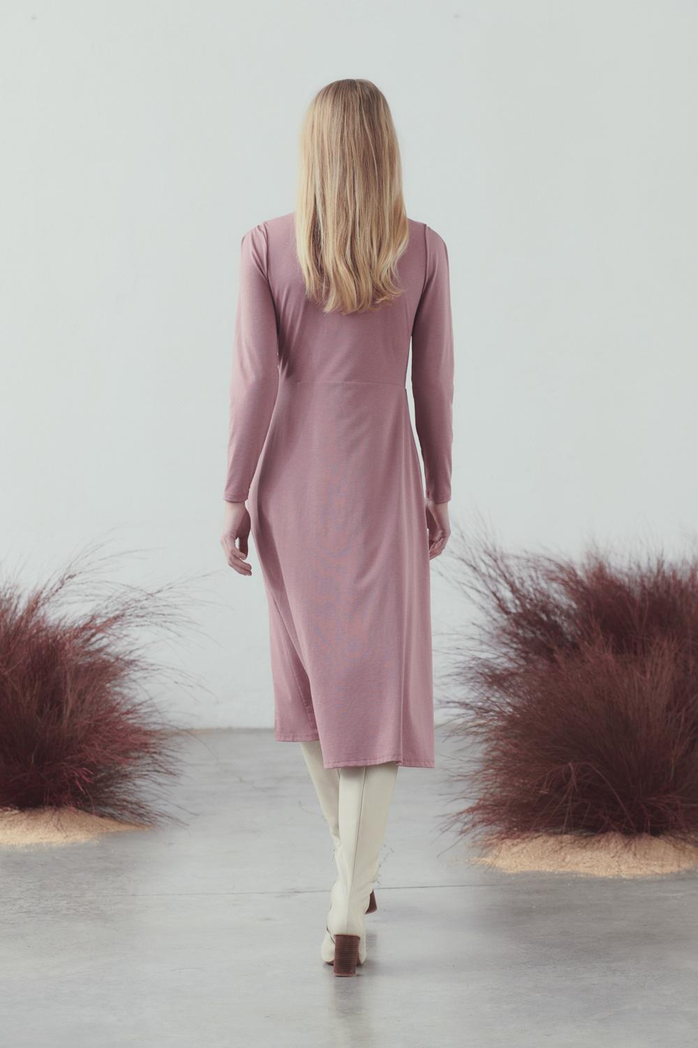 sita murt Vestido midi cruzado delantero Outlet