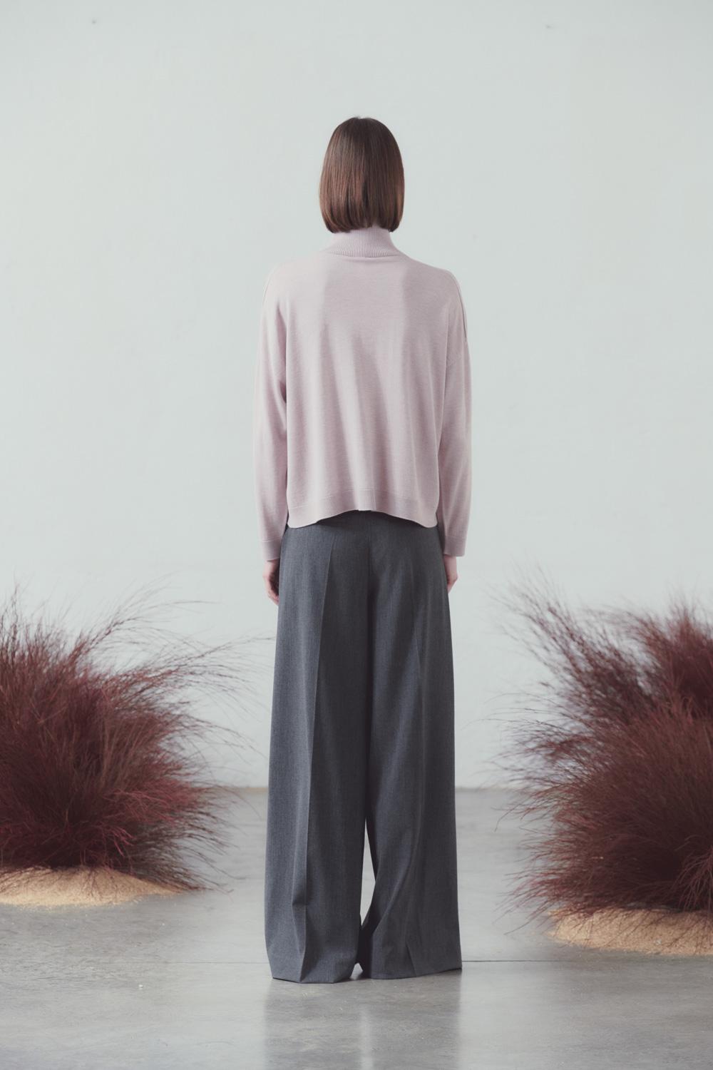 sita murt Jersey básico cuello cisne Ventas relámpago