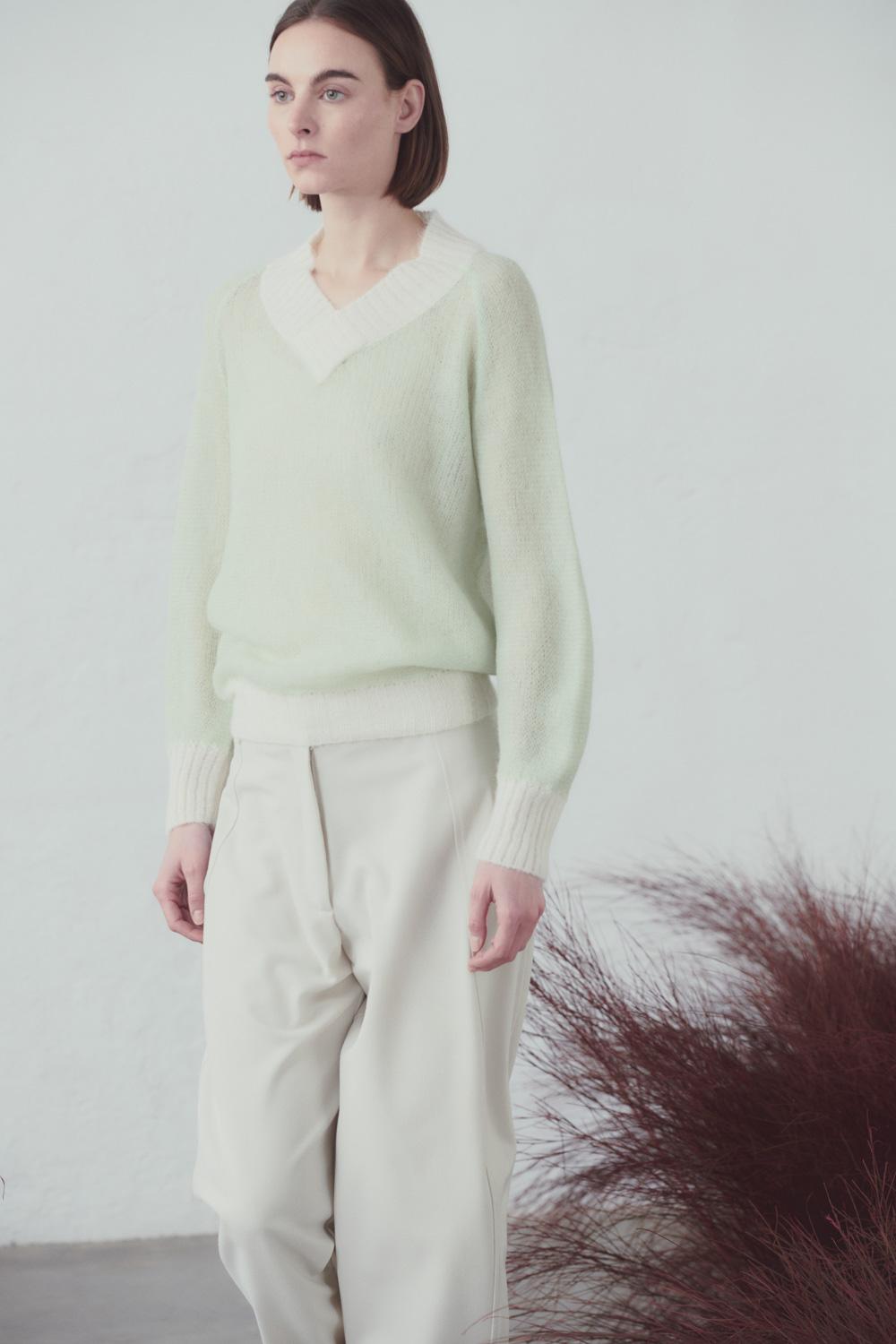 sita murt Jersey cuello pico cerrado Mejor oferta