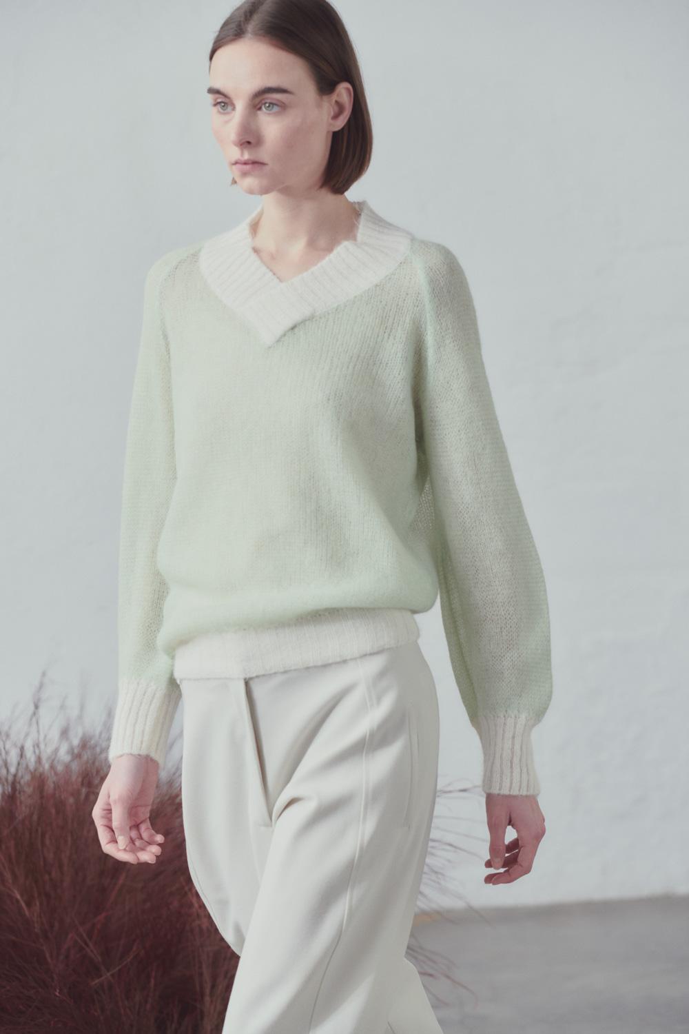 sita murt Jersey cuello pico cerrado Mejor oferta