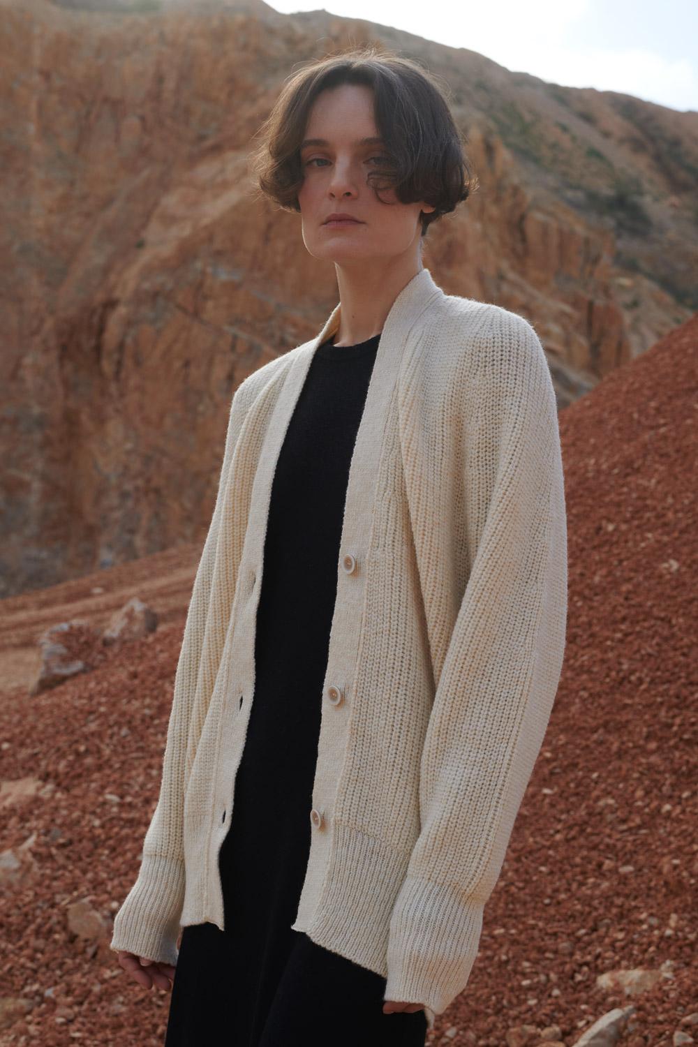 sita murt Cardigan punto perlado En oferta