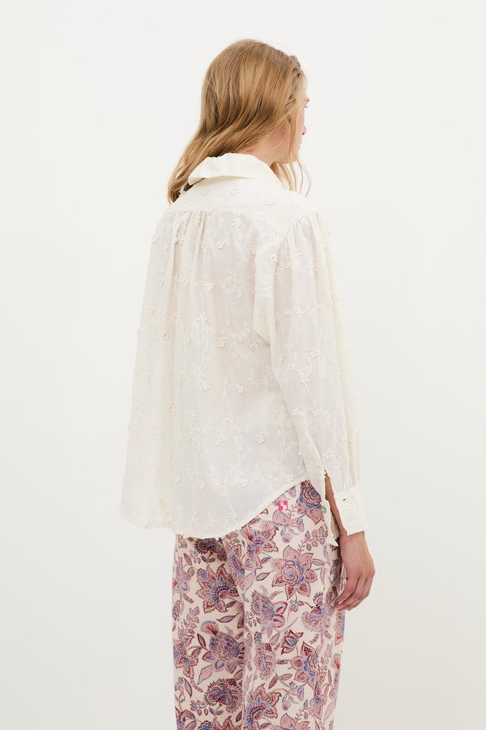 sophie and lucie BLUSA MARIBEL FLOR CRUDO Grandes ahorros