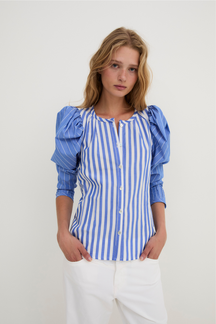 sophie and lucie BLUSA FAROL RAYA AZUL Precio ultrabajo