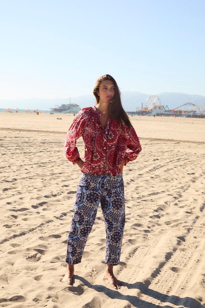 sophie and lucie BLUSA VENICE BANDANA ROJO Outlet