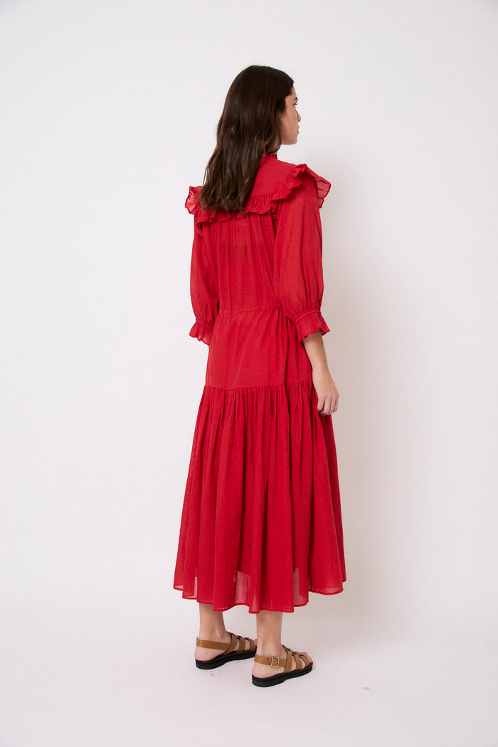 sophie and lucie VESTIDO MAR VOILE ROJO Rebajas