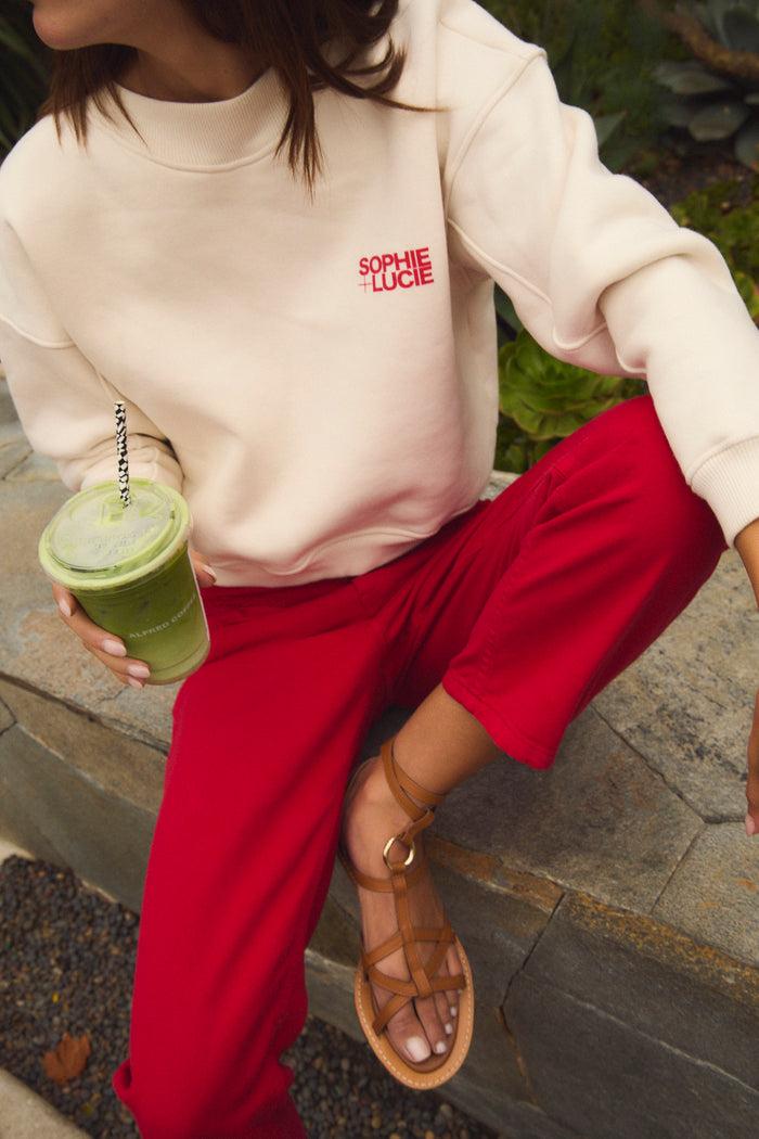 sophie and lucie JEANS MALIBU SARGA ROJO Rebajas top