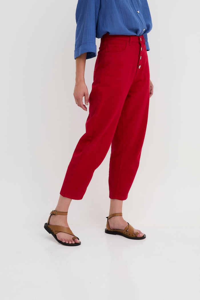 sophie and lucie JEANS MALIBU SARGA ROJO Rebajas top