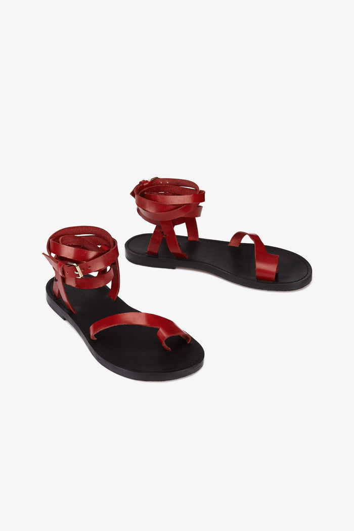 sophie and lucie SANDALIA FORMENTERA GUINDA En oferta