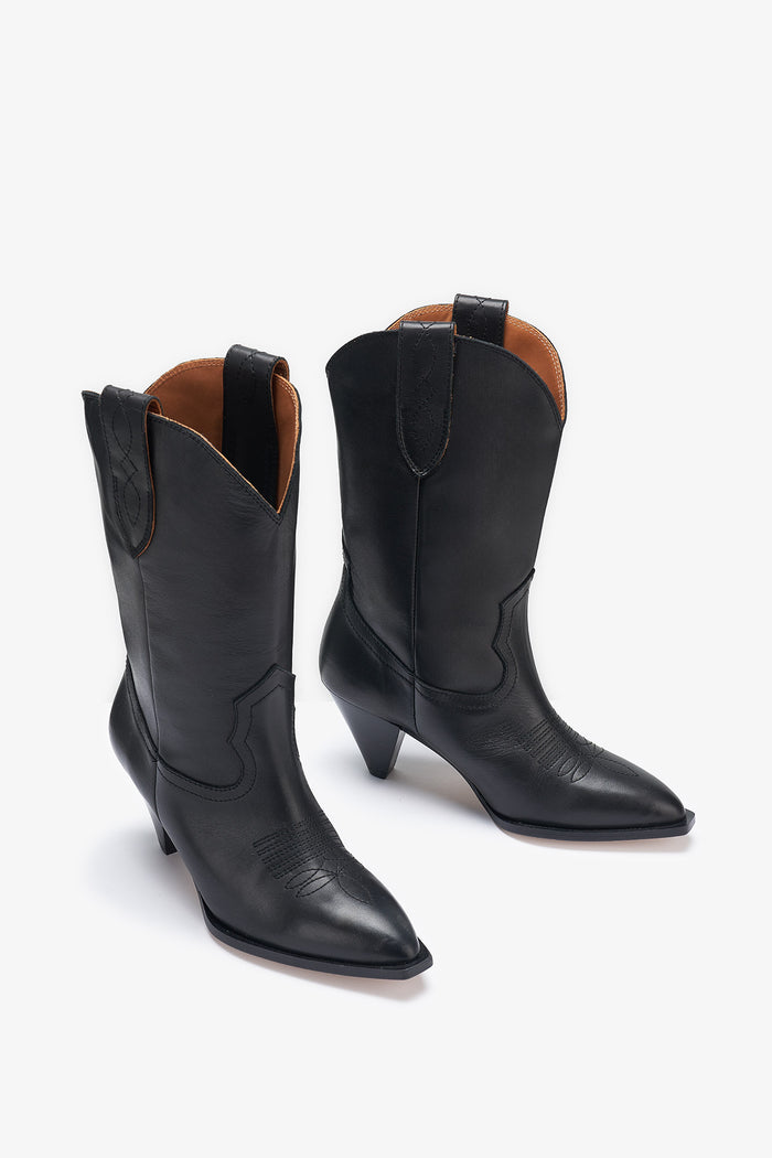 sophie and lucie BOTÍN COWBOY NEGRO Descuentos del mes