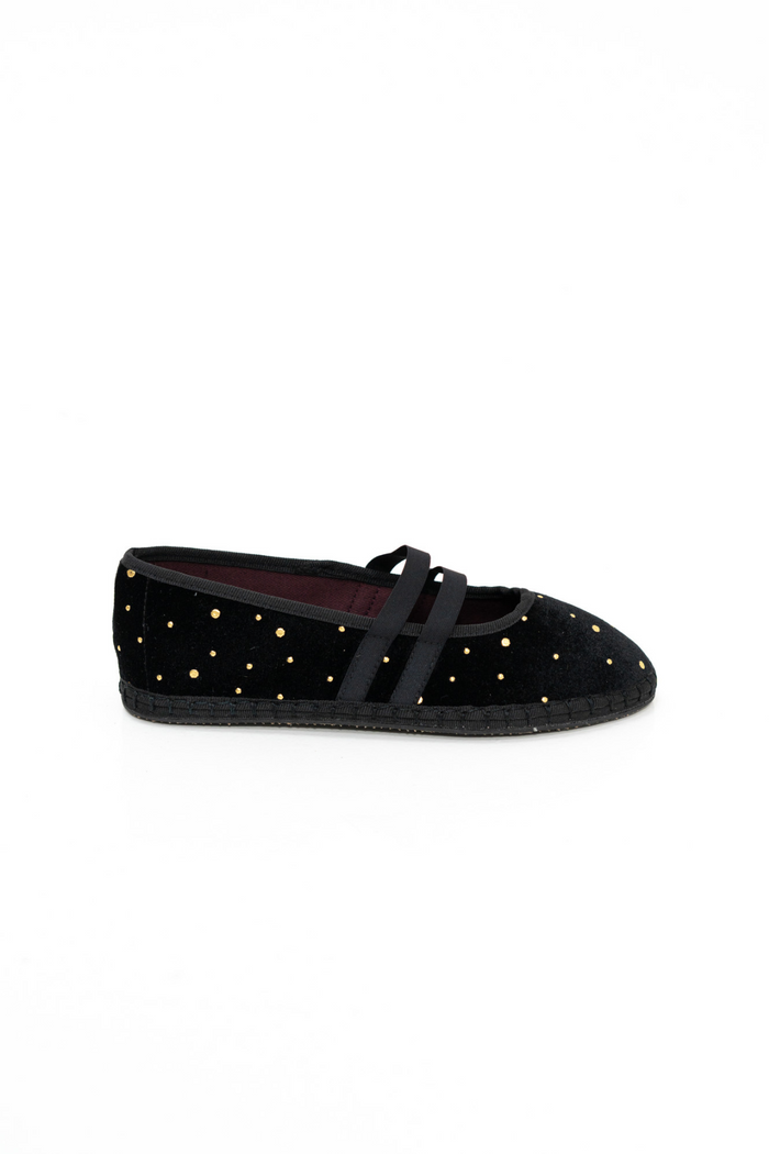 sophie and lucie BAILARINA TERCIOPELO NEGRO Descuento por venta flash