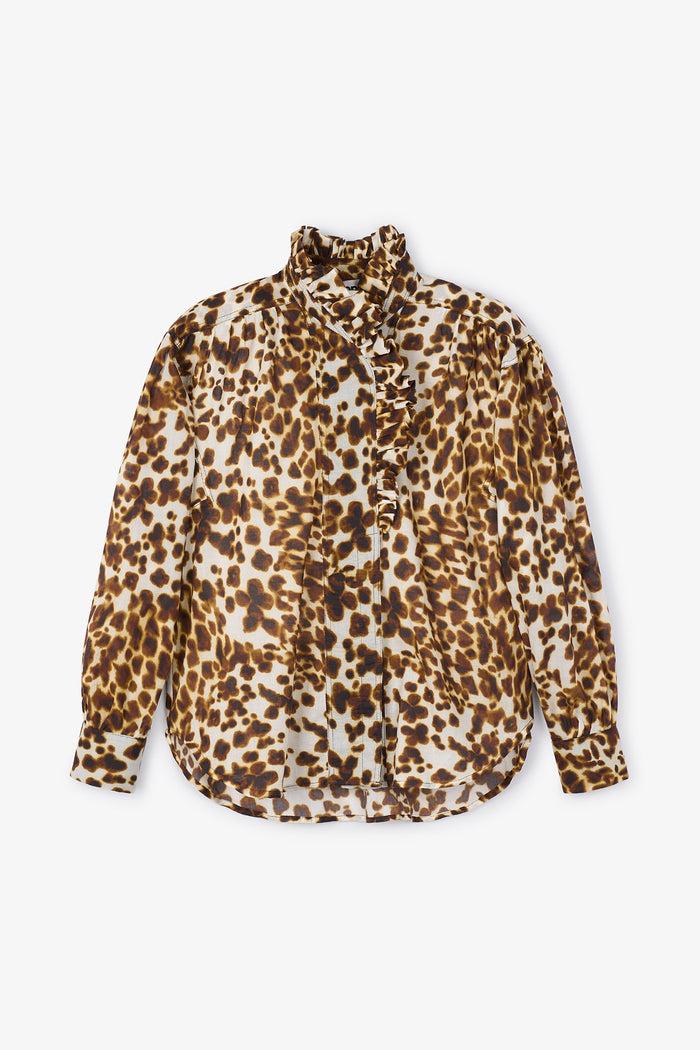 sophie and lucie BLUSA MARIBEL MANCHA MARRÓN Precio ultrabajo