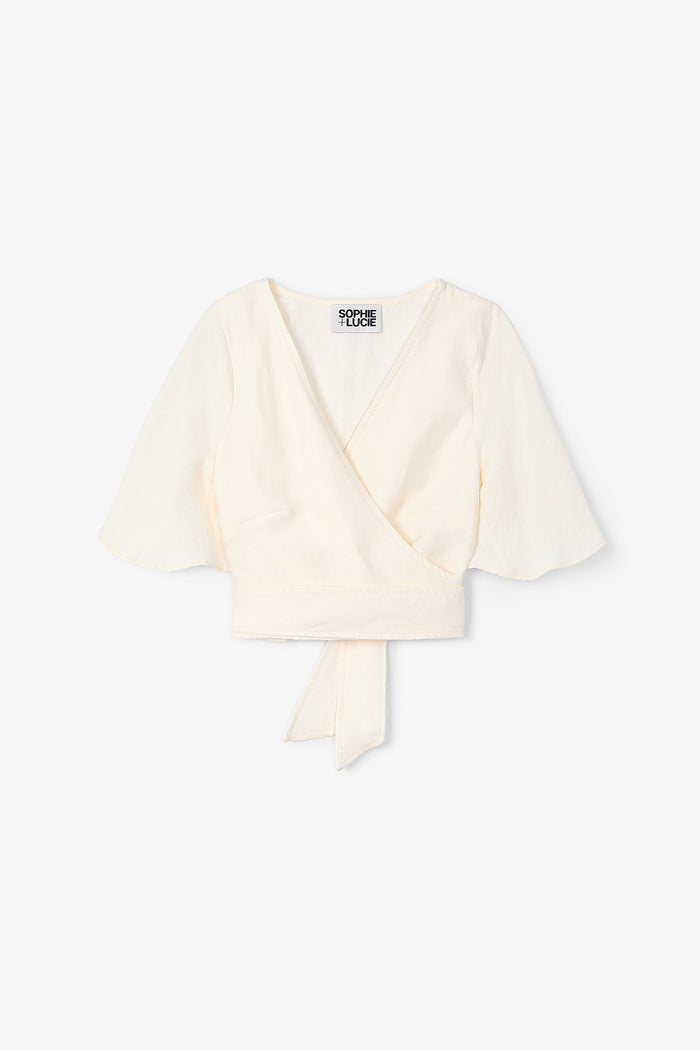 sophie and lucie BLUSA ABANICO JADE CRUDO Outlet