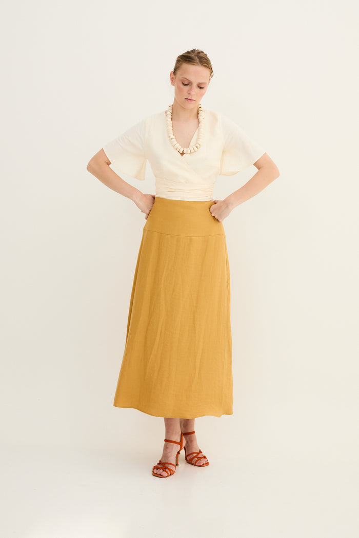 sophie and lucie BLUSA ABANICO JADE CRUDO Outlet