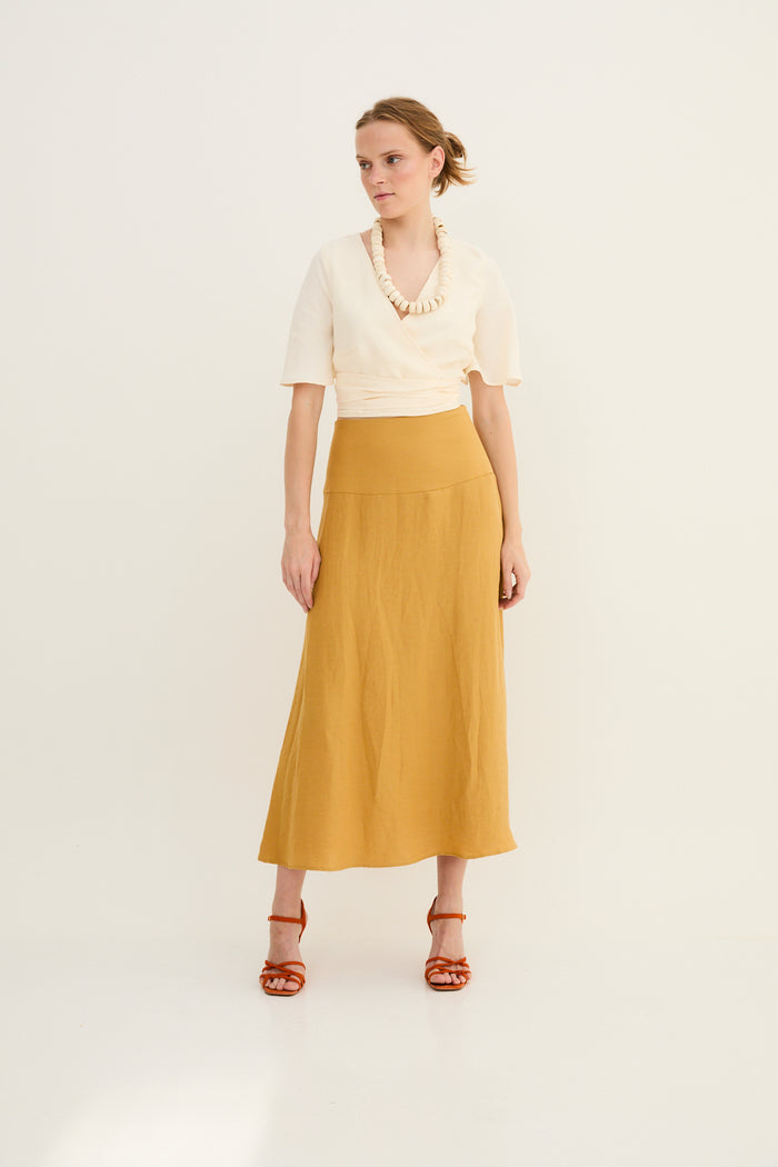 sophie and lucie BLUSA ABANICO JADE CRUDO Outlet